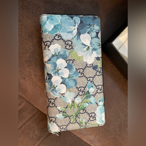 Gucci Blooms Large Wallet Blue - Picture 2 of 7